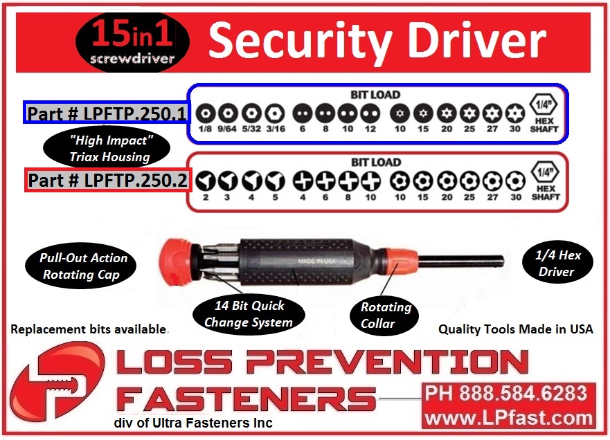 SECURITY FASTENER 65188 UN-DO-IT SCREW REMOVER – Equiparts