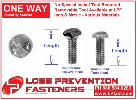 One Way Screw Removal Tool Lpf One Way Security Screw Extractor 