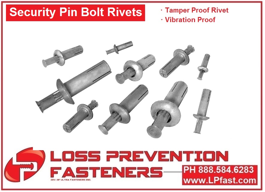 Theft Protection Blind Rivets Flags verkehrsweiss Number Plate SPREADER RIVETS 