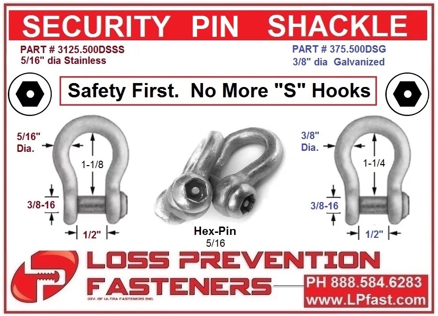 safety shackles